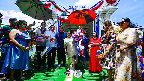 Ribbon cutting & inauguration of MV Claudine Star