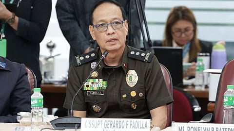 Former Bureau of Corrections Senior Superintendent Gerardo Padilla testifies before the House of Representatives on 12 September, confirming that former President Rodrigo Duterte personally congratulated him after the 2016 killings of three Chinese nationals at the Davao Prison and Penal Farm.