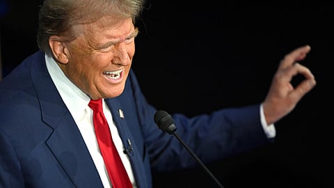 Former US president Donald Trump has pushed a debunked conspiracy theory that Haitian migrants are eating pets in an Ohio town