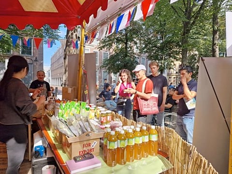 Crowds flocked to the Philippine Pavilion to indulge in traditional Filipino snacks and dessert, like taho and halo-halo.