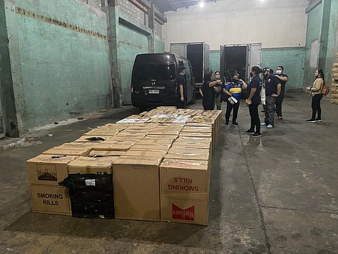 P200M in smuggled cigs seized in QC, Caloocan