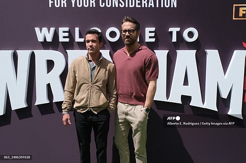 LOS ANGELES, CALIFORNIA - APRIL 29: Ryan Reynolds and Rob McElhenney attend the FYC Red Carpet For FX's "Welcome To Wrexham" at The Television Academy on April 29, 2023 in Los Angeles, California. Alberto E. Rodriguez/Getty Images/AFP
Alberto E. Rodriguez / GETTY IMAGES NORTH AMERICA / Getty Images via AFP