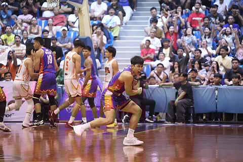 ARCHIE Concepcion and the Pampanga Giant Lanterns close the eliminations round with a bang as they booked a 75-69 win over the Quezon Huskers in the Sixth Season of the MPBL late Saturday.