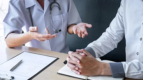 (FILES) Doctor and patient