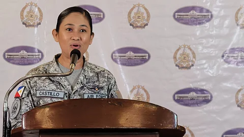 Philippine Air Force spokesperson Col. Ma. Consuelo Castillo