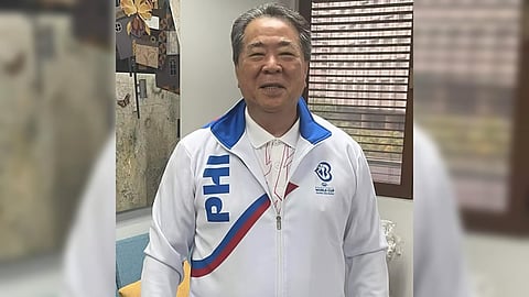 (FILE PHOTO) Samahang Weightlifting ng Pilipinas chief Monico Puentevella.