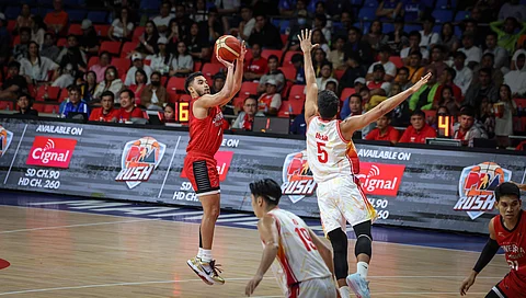 RJ Abarrientos is living up to the hype after leading Barangay Ginebra to a 112-96 win over Phoenix in the PBA Governors’ Cup late Wednesday.