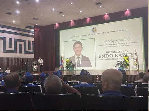 Ambassador Endo attends WWII veterans anniversary event