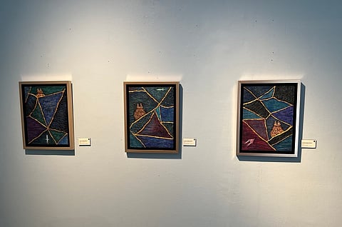 Three pieces by Imelda Cajipe Endaya.