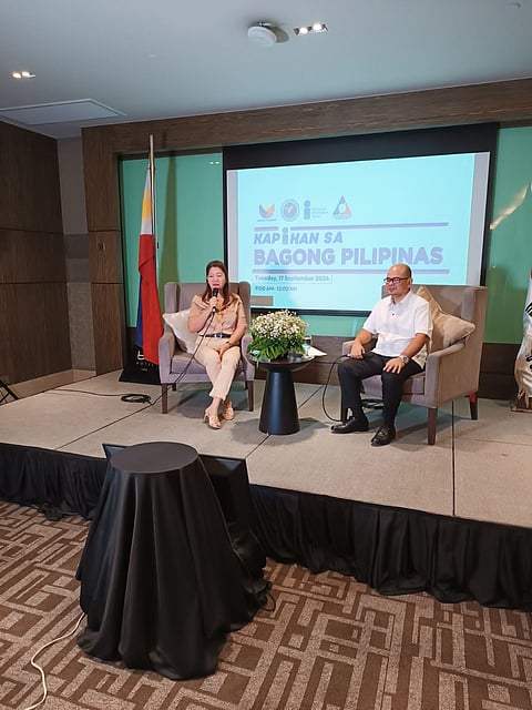 DOLE-7 Assistant Regional Director Emmanuel Ferrer (R) revealed this during the Kapihan sa Bagong Pilipinas media forum, hosted by PIA-7 Regional Director Fayette Rinen (L).
