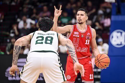 JOHN Abate’s stellar performance has paved the way for the UE Red Warriors to shock the La Salle Green Archers, 75-71, in Season 87 UAAP men’s basketball tournament.
