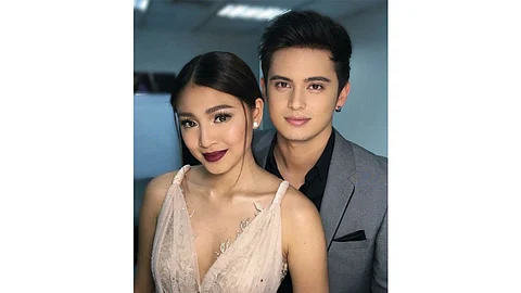 Nadine Lustre and James Reid.