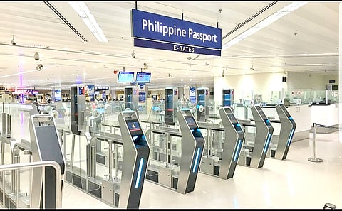 PASSPORT-SCANNING E-Gates of the Bureau of Immigration, an agency under the DoJ, ensure the hassle-free entry into and exit out of the country of both foreign and local travelers.