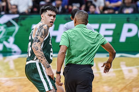 LA Salle superstar Kevin Quiambao is getting solid advice from his coach, Topex Robinson, inside and outside the playing court.