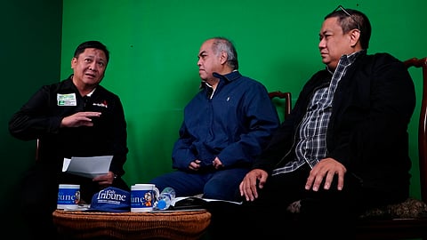 ELECTRIC Vehicles Association of the Philippines (eVAP) president Edmund Araga (left) calls for additional government support for electric vehicles during an interview with DAILY TRIBUNE ’s Straight Talk show hosts Chito Lozada (center) and Eli Villagonzalo (right). Republic Act 11697, also known as the Electric Vehicle Industry Development Act, was passed, aimed at improving the roadmap for EVs in response to increasing usage and price of oil.