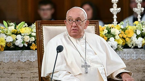 Lieve Soens and two fellow 'adoptees' had hopes of an audience with the pope
