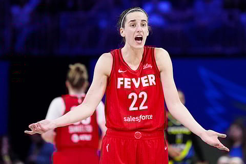 Caitlin Clark of the Indiana Fever takes a swipe at fans who have been racially abusing her opponents in the WNBA.