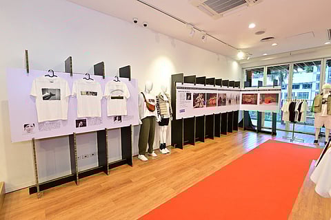 Uniqlo x Magnum Photos Exhibit Display.