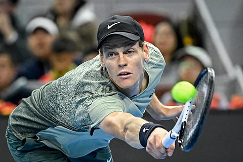 Jannik Sinner brushes off his doping controversy to book a 6-3, 7-6 (7/3) win over Bu Yunchaokete in the semifinals of the men’s singles event of the China Open.