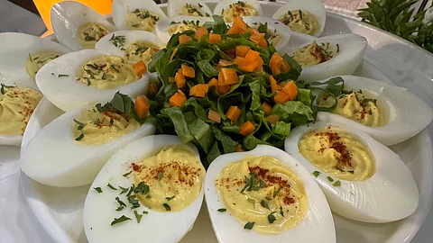 Deviled eggs.