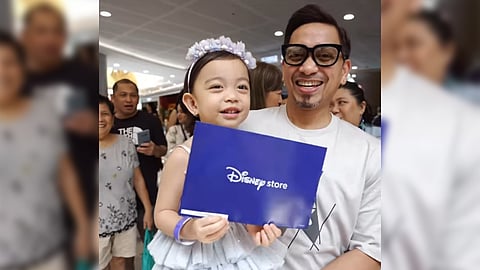 Jhong Hilario and Sarina.