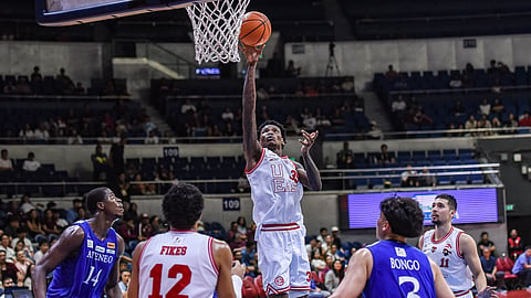Nigerian Precious Momowei submits a double-double as UE extends its winning run in the UAAP Season 87 men's basketball tournament to four.