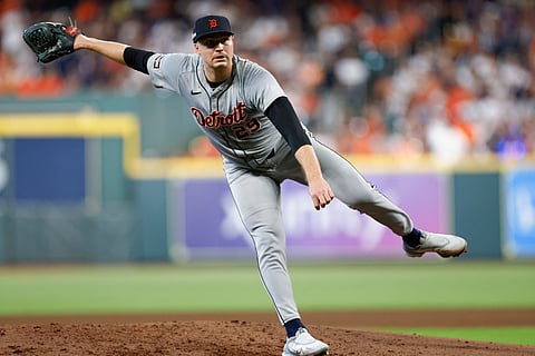 Tarik Skubal takes control to lead the Detroit Tigers to a 3-1 win over the Houston Astros in the opener of the MLB playoffs.