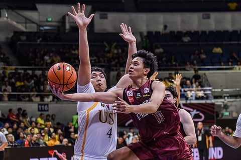 Terrence Fortea steps up in the absence of JD Cagulangan when the UP Fighting Maroons prevailed over the UST Growling Tigers in the UAAP Season 87 men’s basketball tournament last Wednesday.