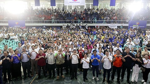 President Ferdinand Marcos Jr. and First Lady Louise Araneta Marcos led the Lab For All caravan in Pasig City, on 3 October 2024.