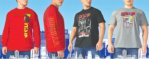 SM Tee Culture oversized tees-Godzilla and king of the Monsters.