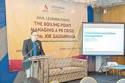 Managing reputation - Meralco's Zaldarriaga