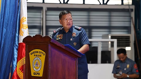 QCPD acting director P/Col. Melecio M Buslig Jr.