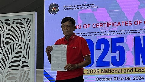 Retired teacher Ernesto Balite