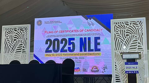 COC filing at the Manila Hotel Tent City