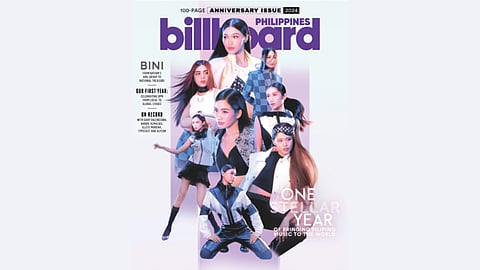 K-pop girl group BINI graces Billboard PH’s magazine cover.