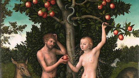 Adam and Eve, by Lucas Cranach the Elder