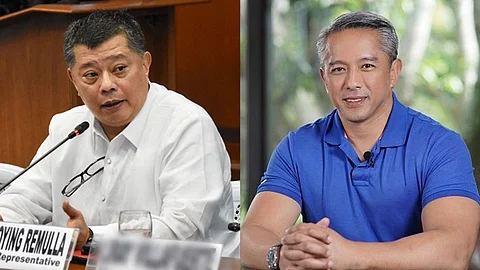 Justice Secretary Jesus Crispin Remulla and DILG Secretary Jonvic Remulla