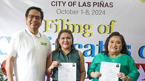 Team Aguilar files COCs in Las Piñas