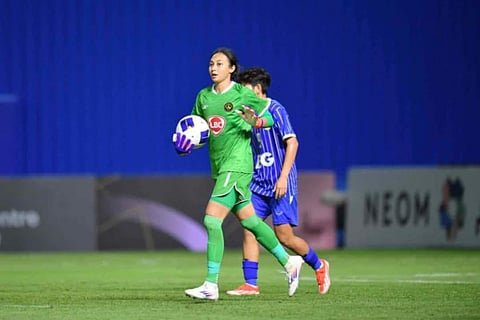Inna Palacios plays a key role in Kaya FC’s scoreless draw with the College of Asian Scholars in the AFC Women’s Champions League in Thailand.