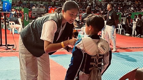 Pauline Lopez rediscovers her love for taekwondo by coaching future stars.