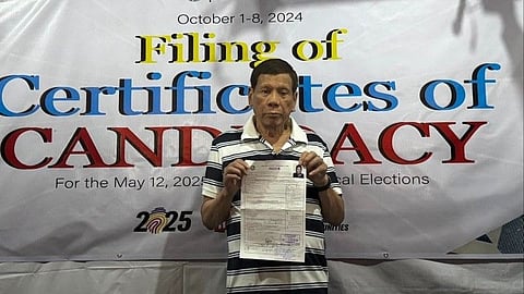 Invitation to attend House Quad Comm inquiry sent to Rody — PNP