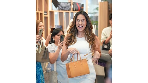 Buti Italia Fannie bag as carried by Cristalle Belo-Pitt.