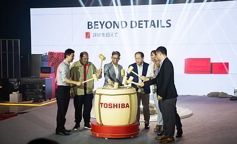 CIC executives during the Sake ceremony.