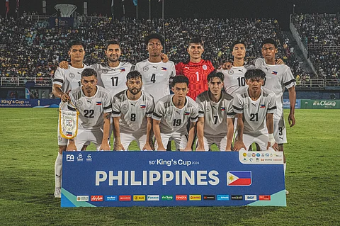 Filipino footballers play Tajiks for bronze