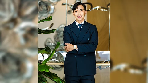 Dustin Carreon swears he doesn’t dress like this every day. But there’s no denying he rocks that suit like a true Koreanovela leading man would.