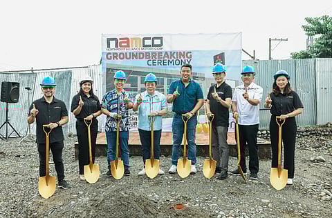 Seen during the rites are (from left) Mitsubishi Motor Philippines Corporation senior manager for dealer development Rommel Abad; MMPC assistant manager for parts sales Jilly Anne Marzan; Ilocos Sur Vice Gov. Ryan Singson; Ilocos Sur Gov. Jeremias Singson; NAMCO president Johanson Chua; MMPC EVP for corporate division Tomoyasu Moriya; MMPC AVP for dealer development Kirk Louie Zuniga; and MMPC assistant manager for sales Bianca Castrence.