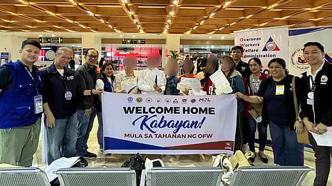 8 more OFWs back from Lebanon