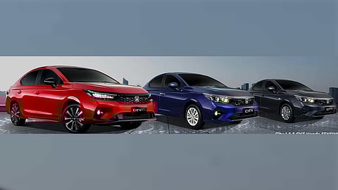 The ever-impressive Honda City lineup.