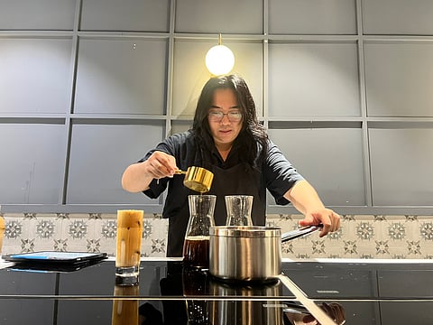 How to make coffee ala Rizzo Tuazon, also known on TikTok as kape.rt.