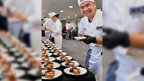 Anton Luna pursues his culinary dream at CCA Manila.